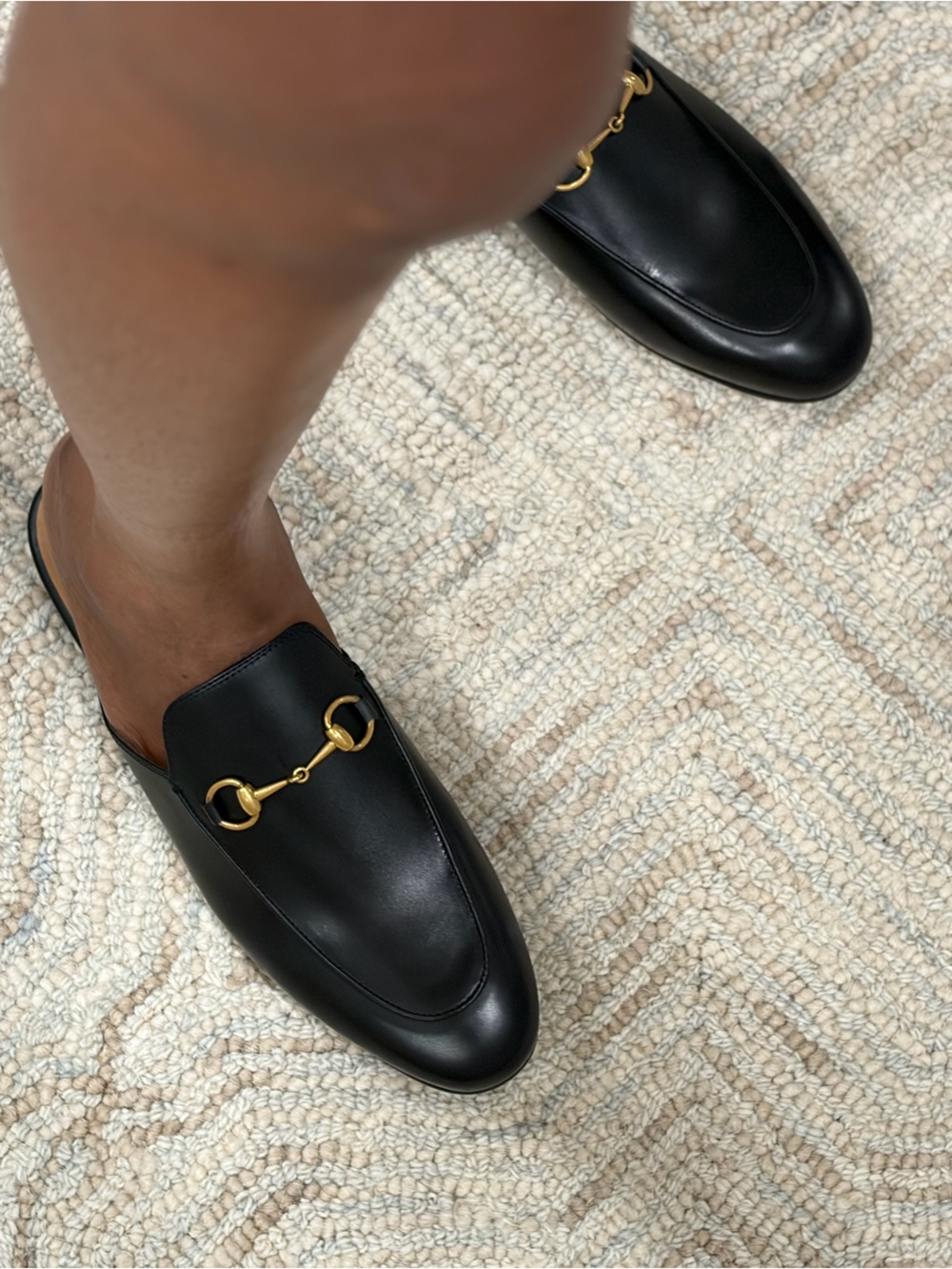 Gucci Princetown Leather Mules